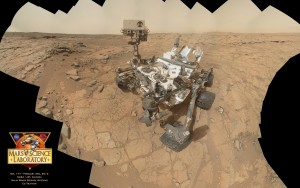 Curiosity rover self-portrait