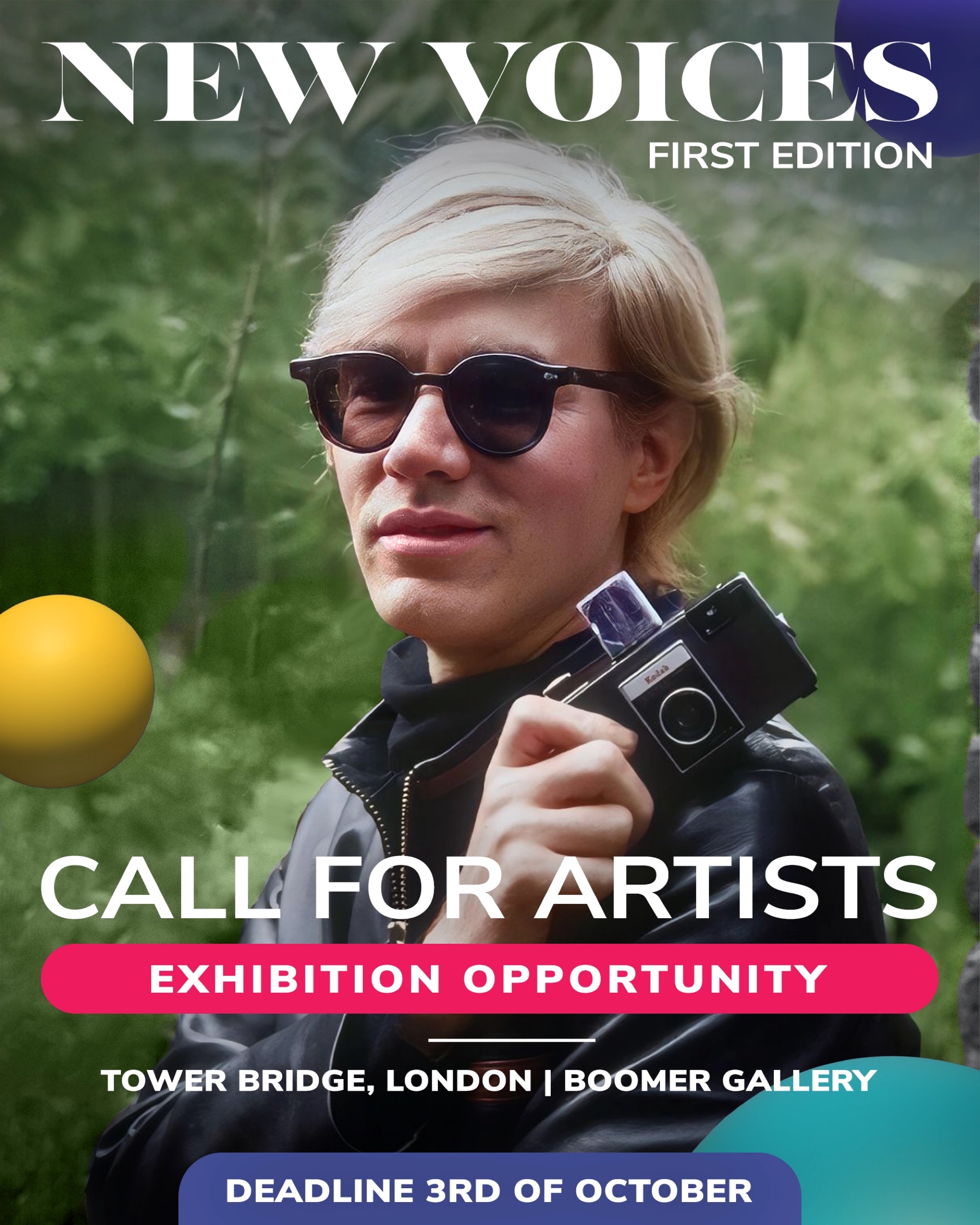 Boomer New Voices- Call For Artists