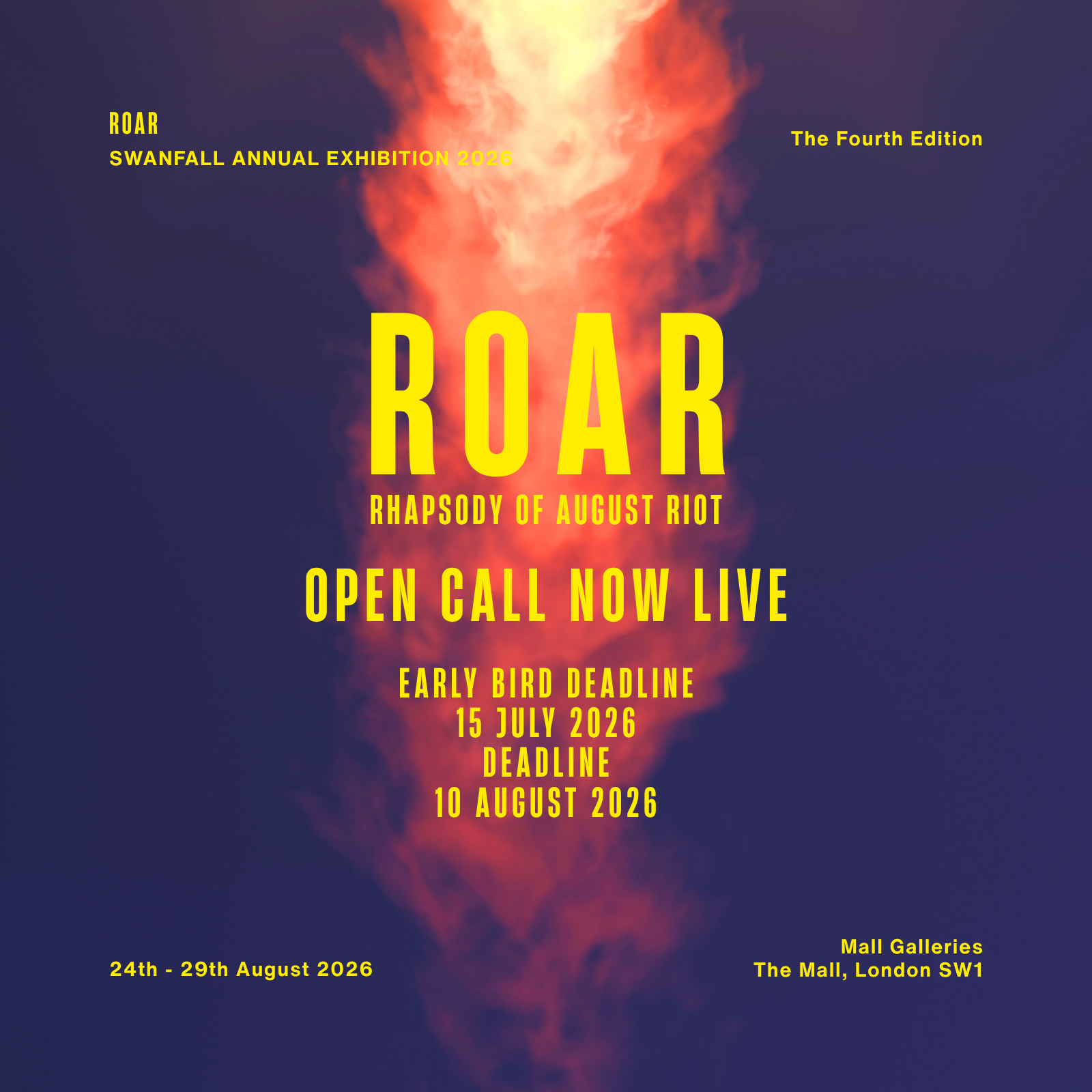 Katie Team Swanfall ROAR SWANFALL ANNUAL EXHIBITION 2026