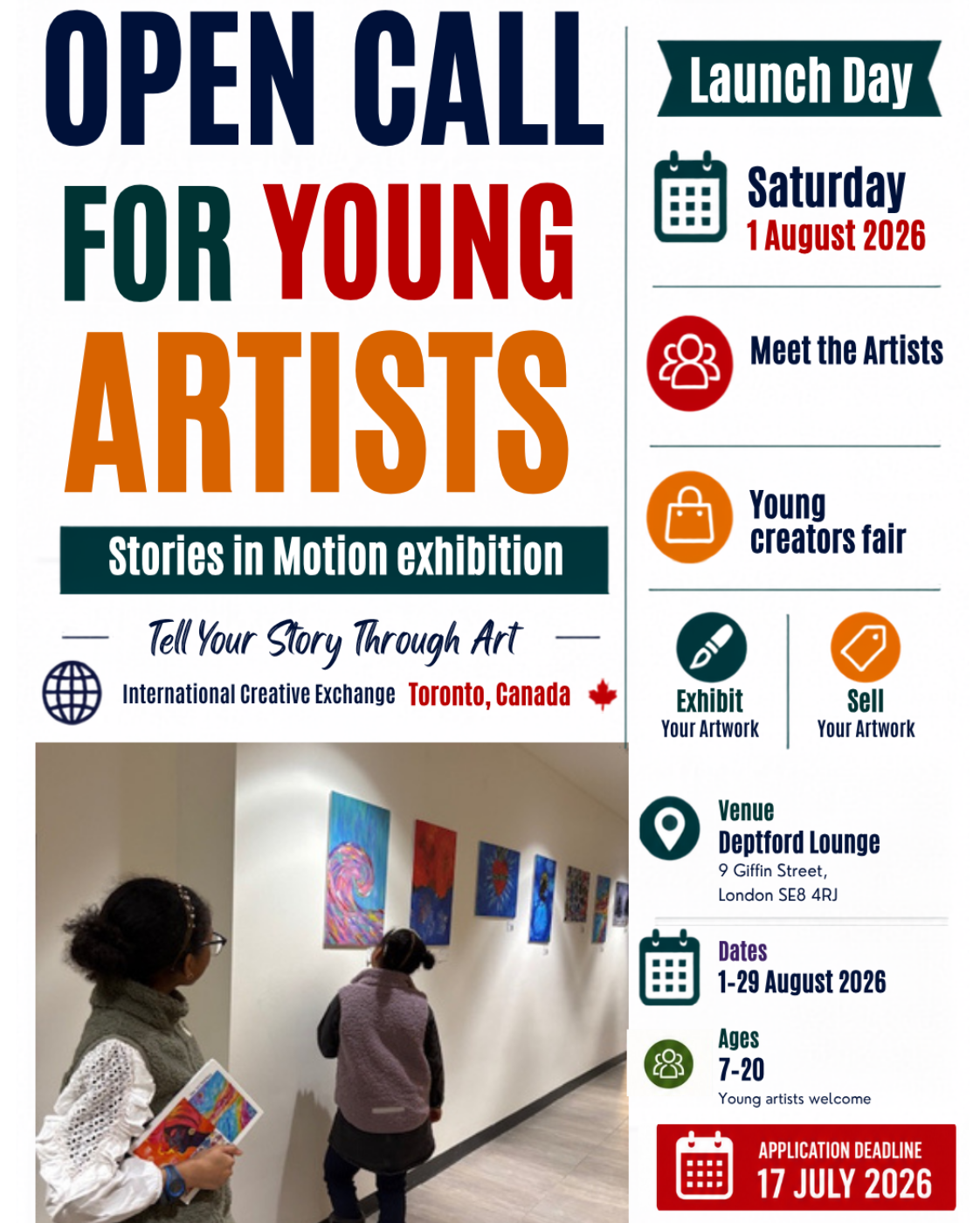 Ranel Stories in Motion: Call for Young Artists (Ages 7–20)