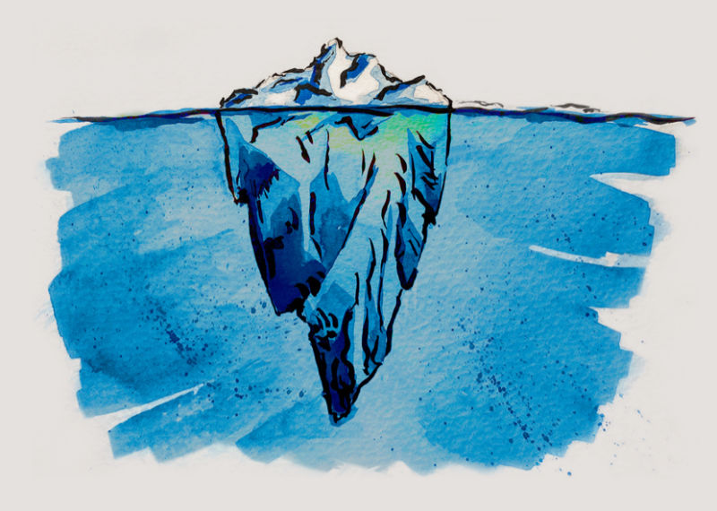 Iceberg grey bg