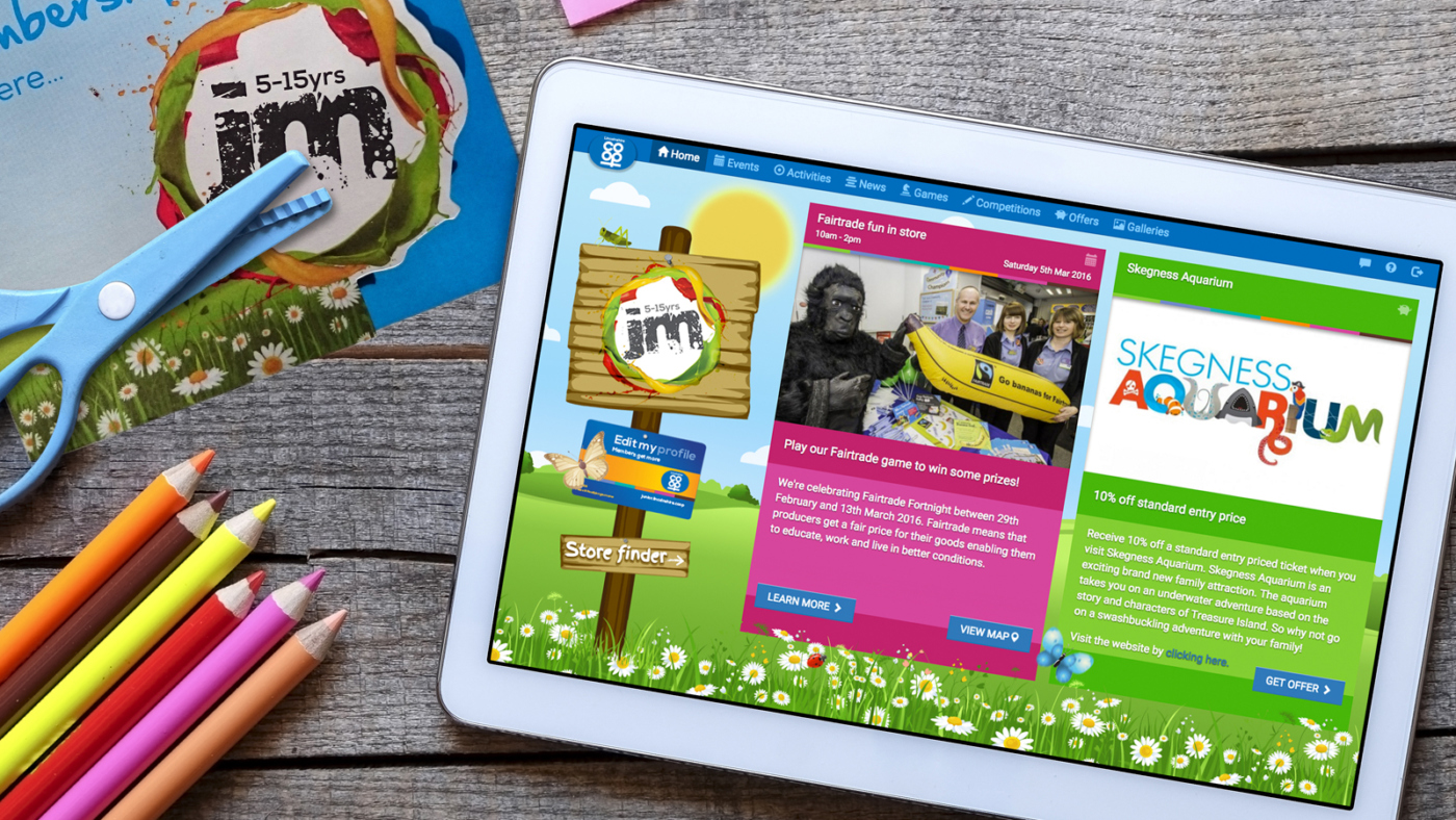 Client coop juniors ipad lifestyle
