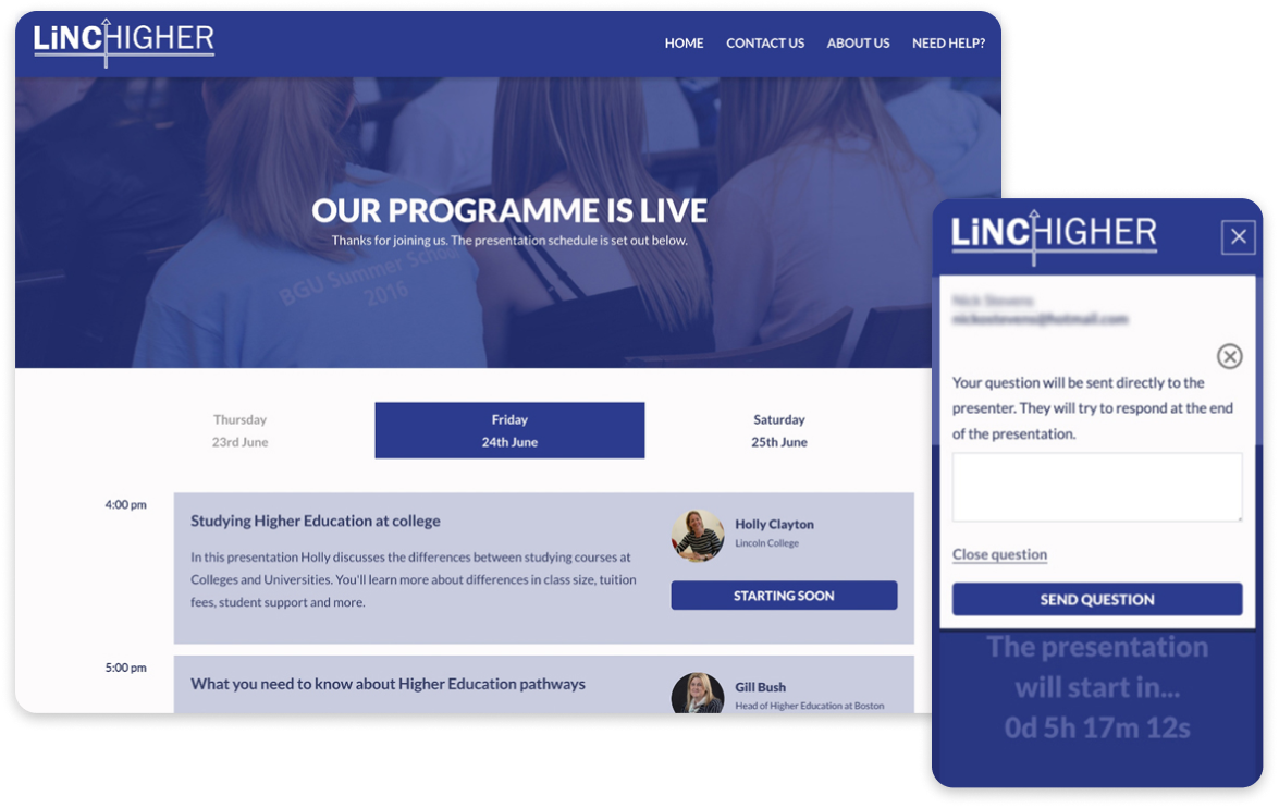 Linhigher programme