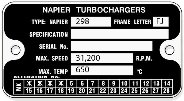 Client napier nameplate