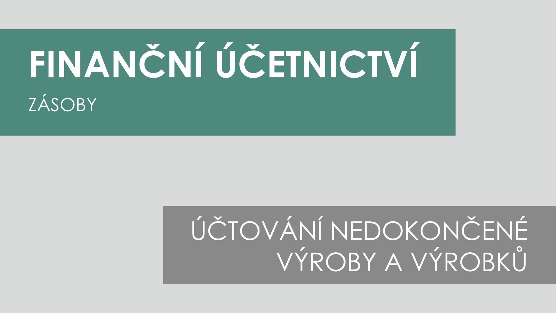 Základní účtování dlouhodobého majetku