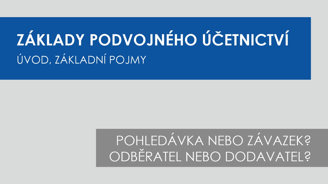 Základní účtování krátkodobého finančního majetku