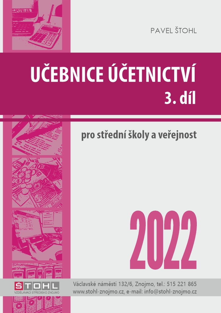 Učebnice Účetnictví 2022 - 3. díl