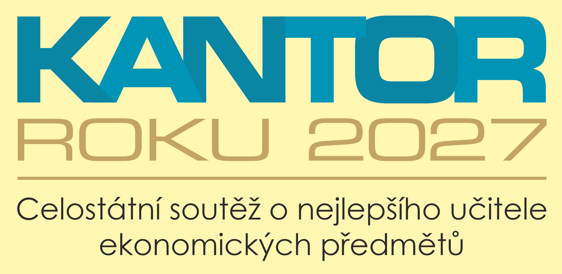 KANTOR ROKU 2027 – Celostátní soutěž o nejlepšího učitele ekonomických předmětů