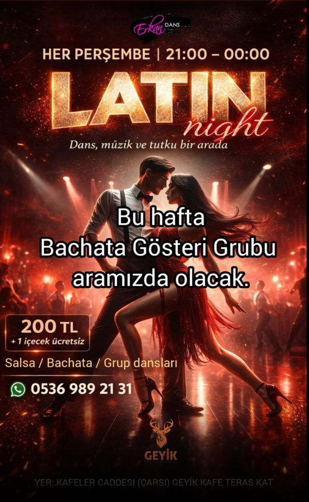 Erkan dans latin night