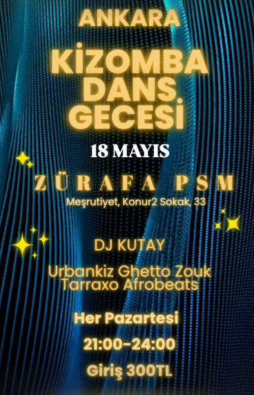 Ankara kizomba dans gecesi
