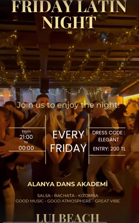 Friday latin night