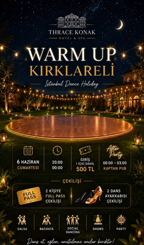 İSTANBUL SUMMER DANCE HOLIDAY WARM UP PARTY
