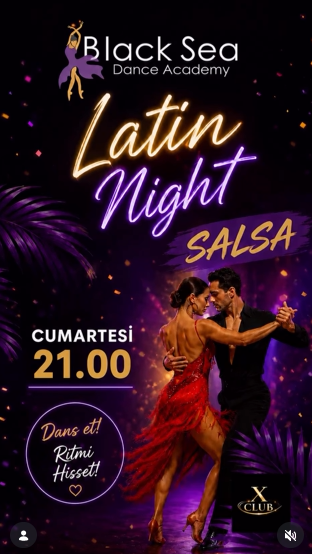 Black sea dance academy latin night