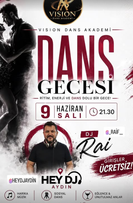 Vision Dance academy latin gecesi