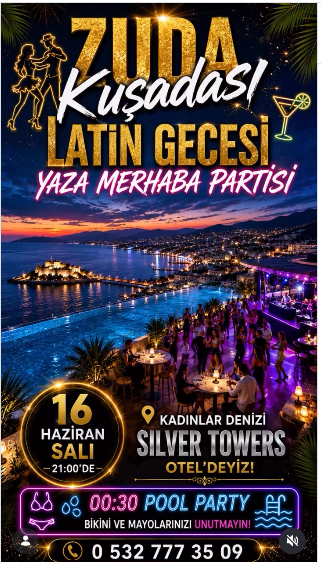 zuda kuşadasi latin gecesi