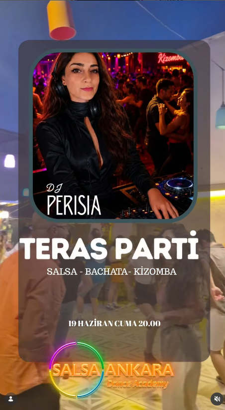 Ankara teras party