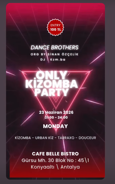 Dance brothers only kizomba party