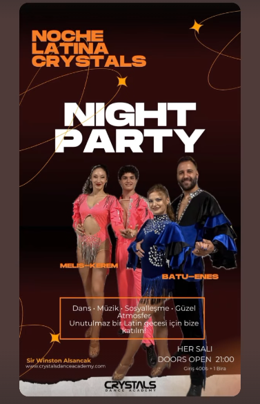 Noche Latina Crystals Latin Party