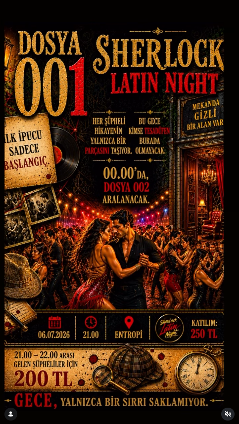 Sherlock Latin Night