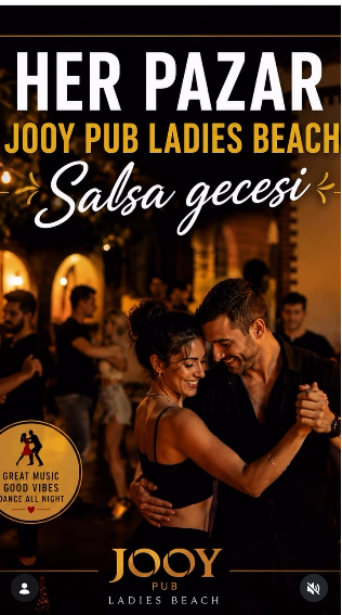 JOOY Pub Ladies Beach Salsa Gecesi