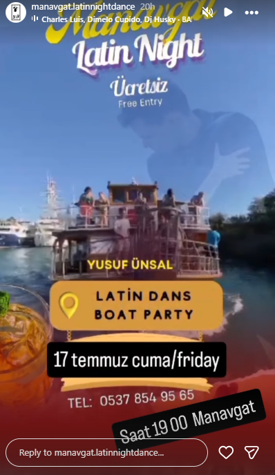Manavgat Boat Party