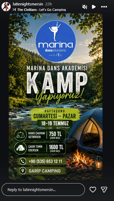 Marina Dans Akademisi Latin Kamp
