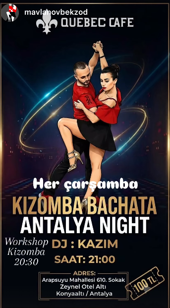 Kizomba Bachata Antalya Night