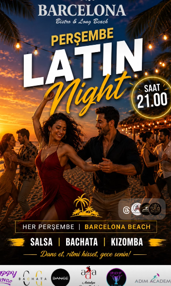 Barcelona Beach Latin Night
