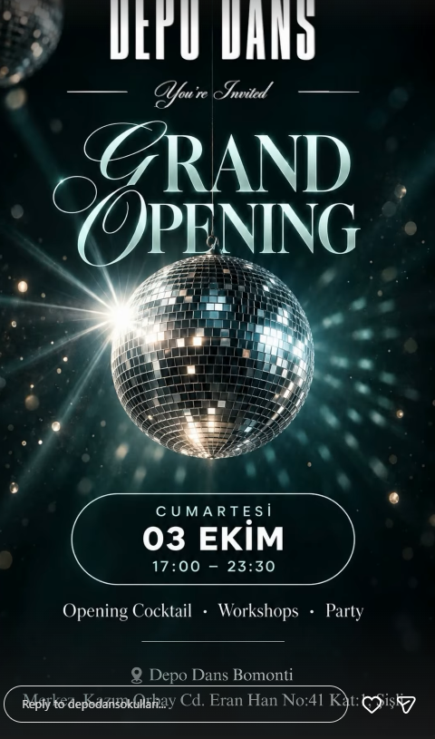 Depo Dans Grand Opening