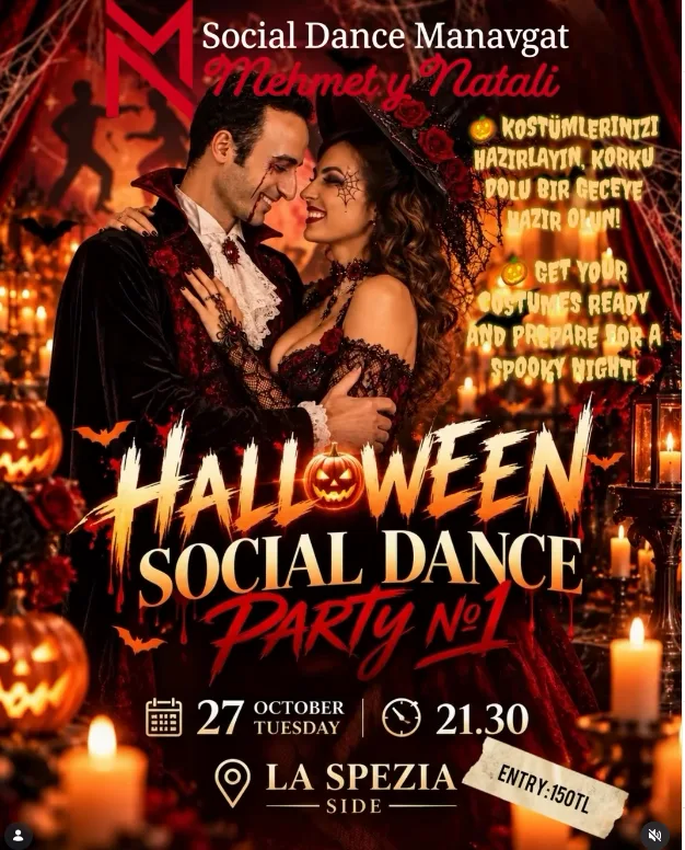 Manavgat-Side Halloween latin Party