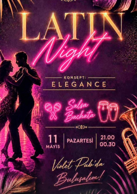 Violet Latin Night