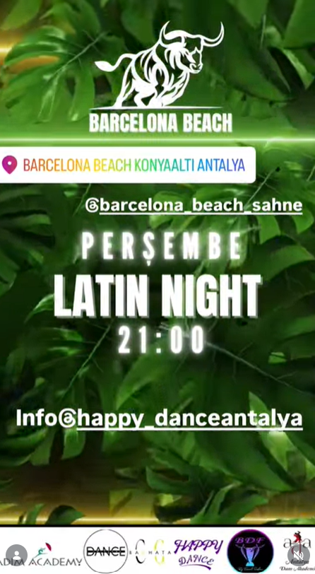 Barcelona Beach Latin Night