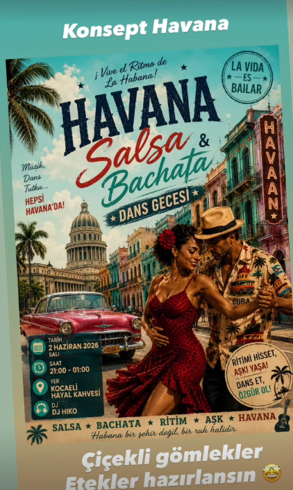 Havana Salsa & Bachata dans gecesi