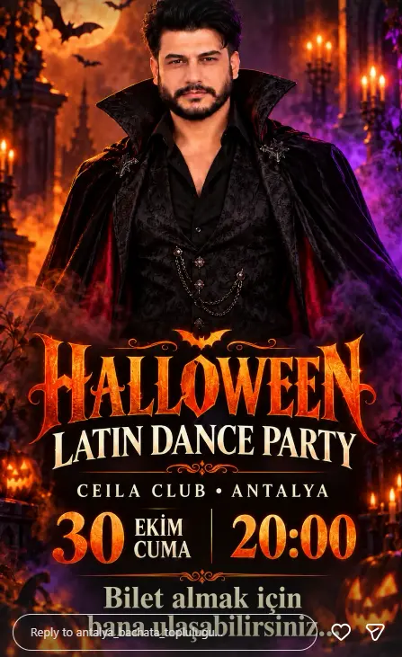 Antalya Halloween Latin Dance Party