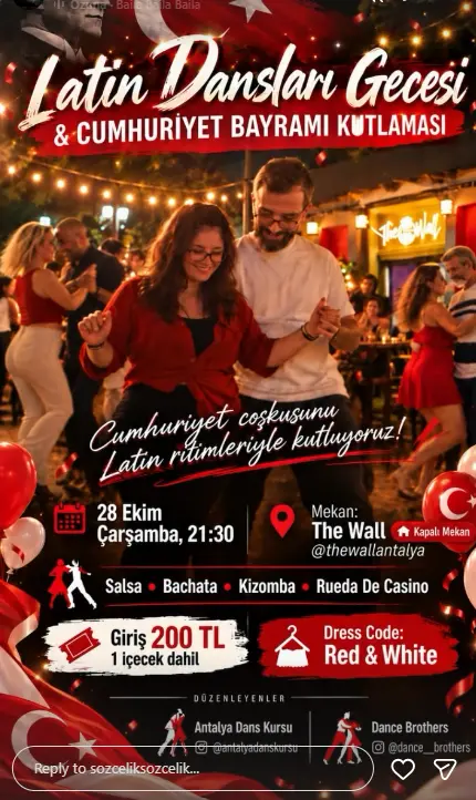 Antalya Latin Dans Gecesi