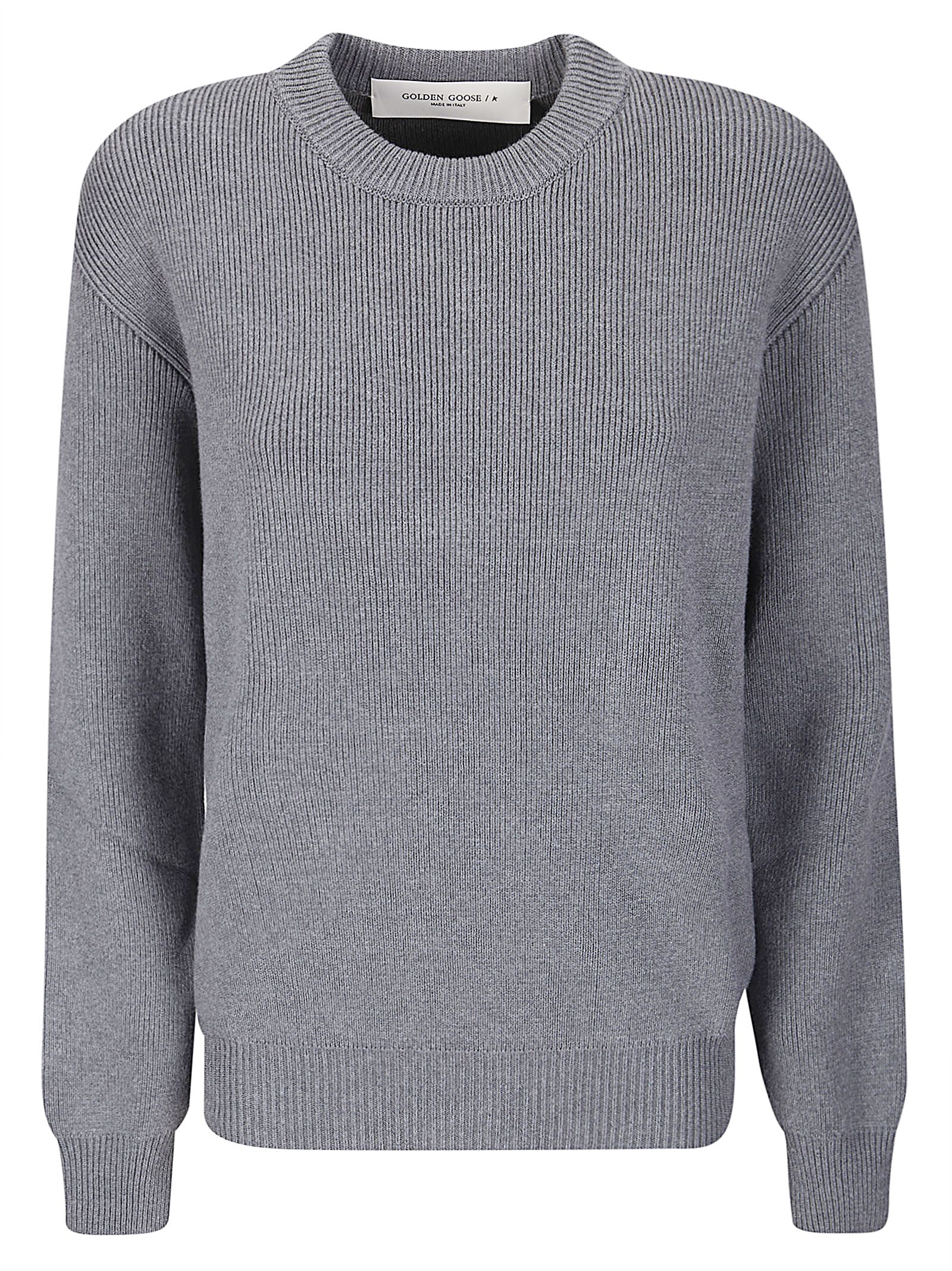 Women's Cotton Crew Neck Sweater - GOLDEN GOOSE 23A