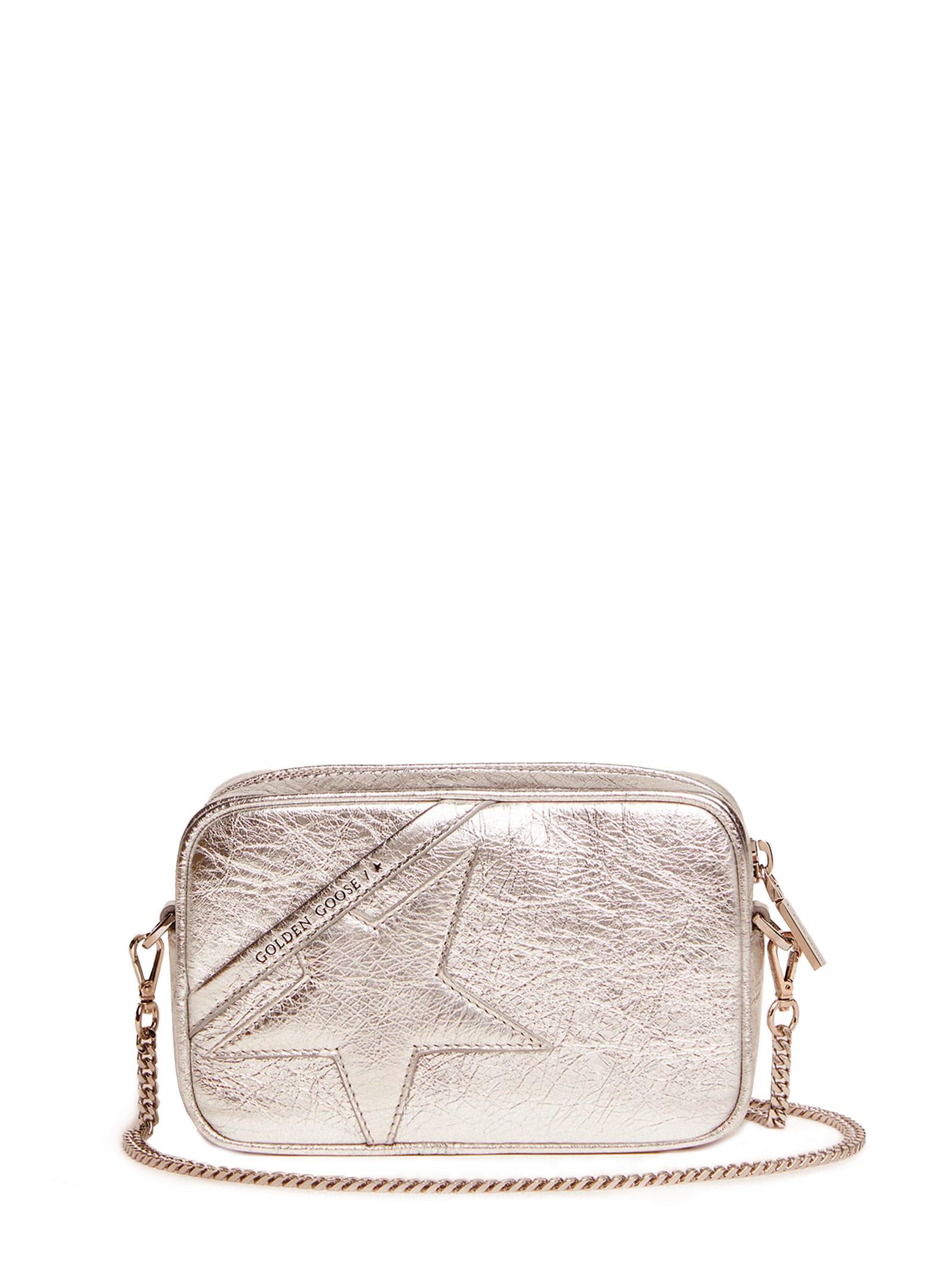 Borsa a tracolla argento MINI STAR BAG