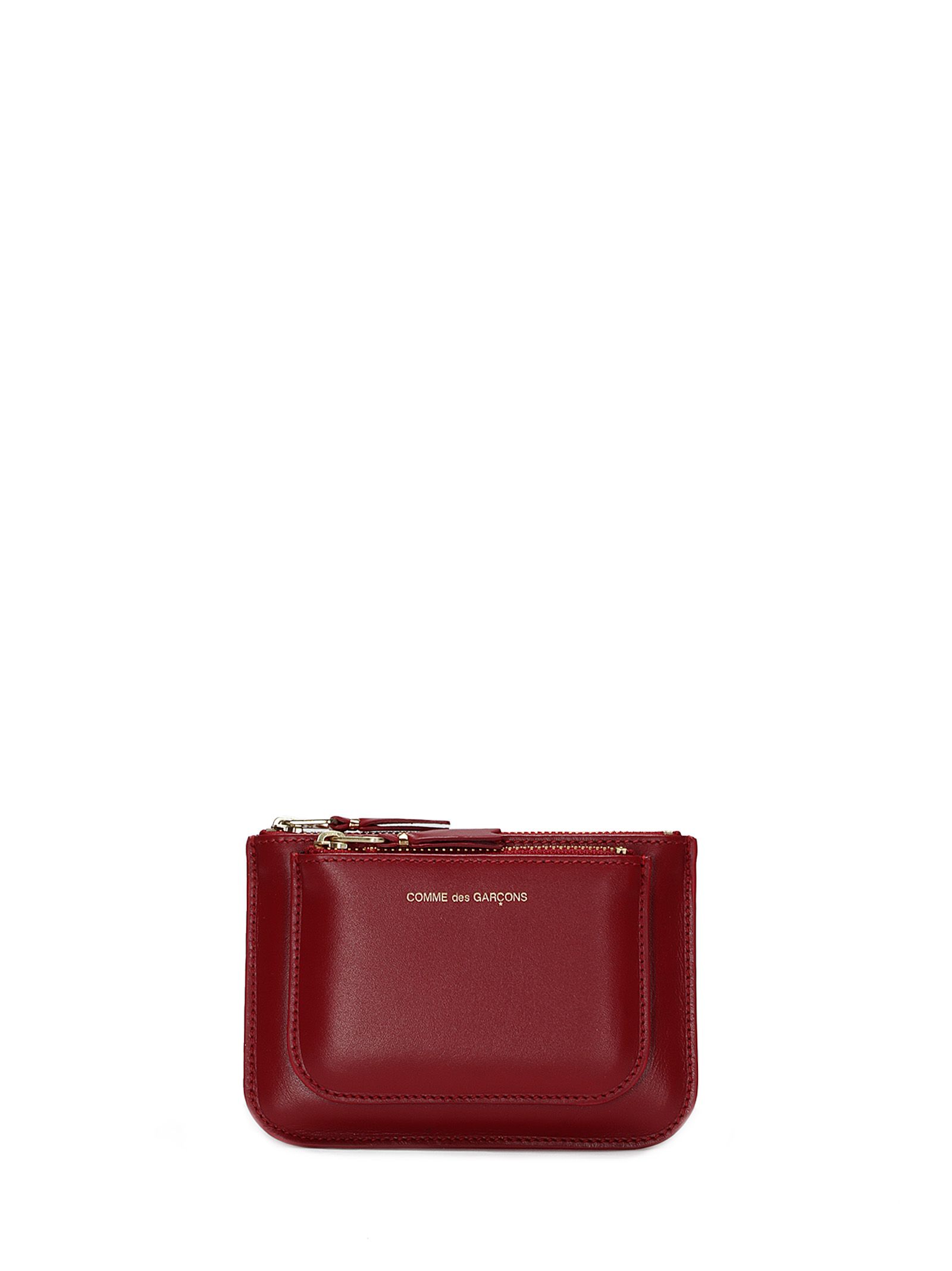 Portafoglio rosso con portamonete