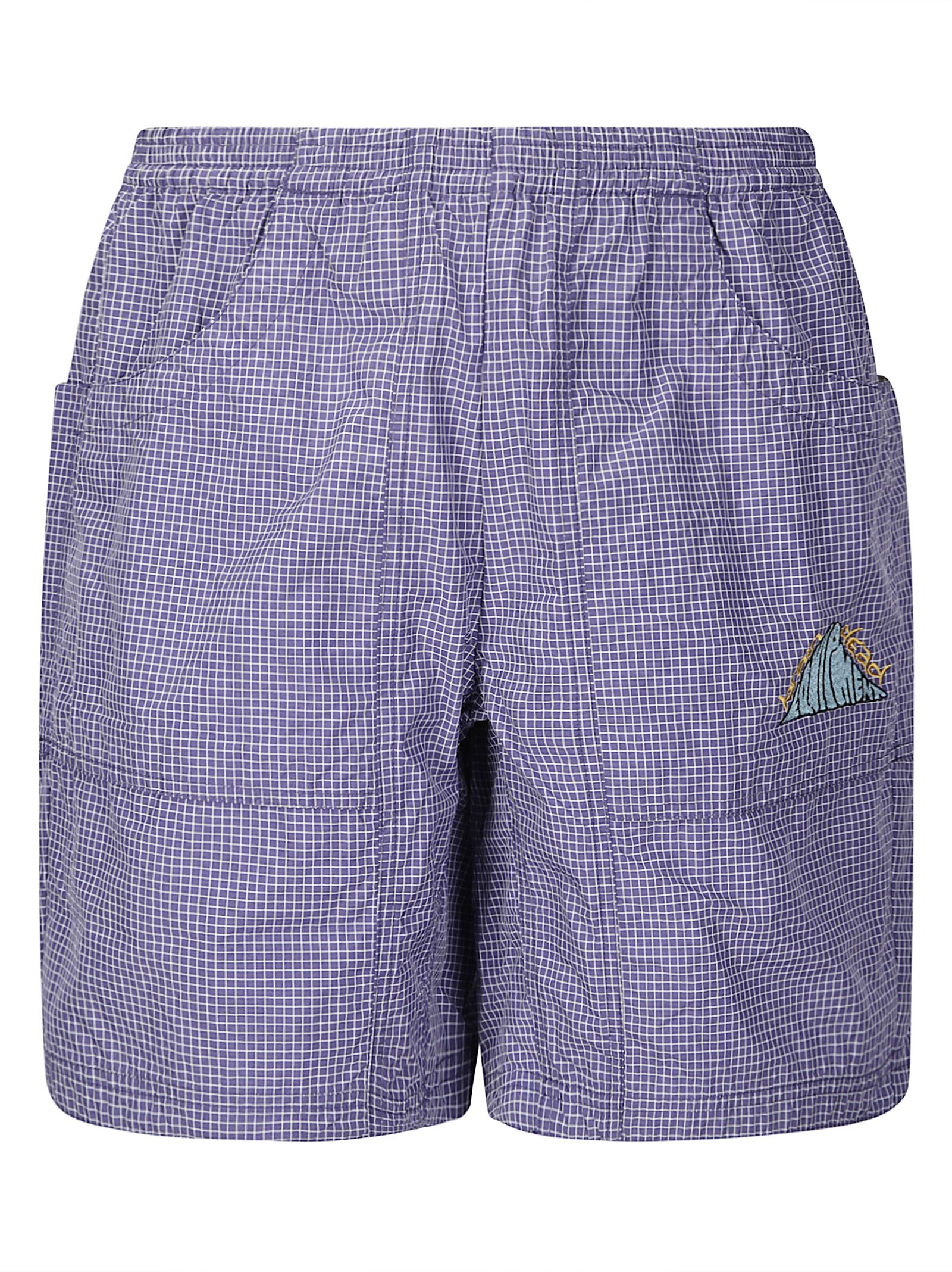 SHORT UTILITY RIPSTOP GRIDDED - BLUEBERRY