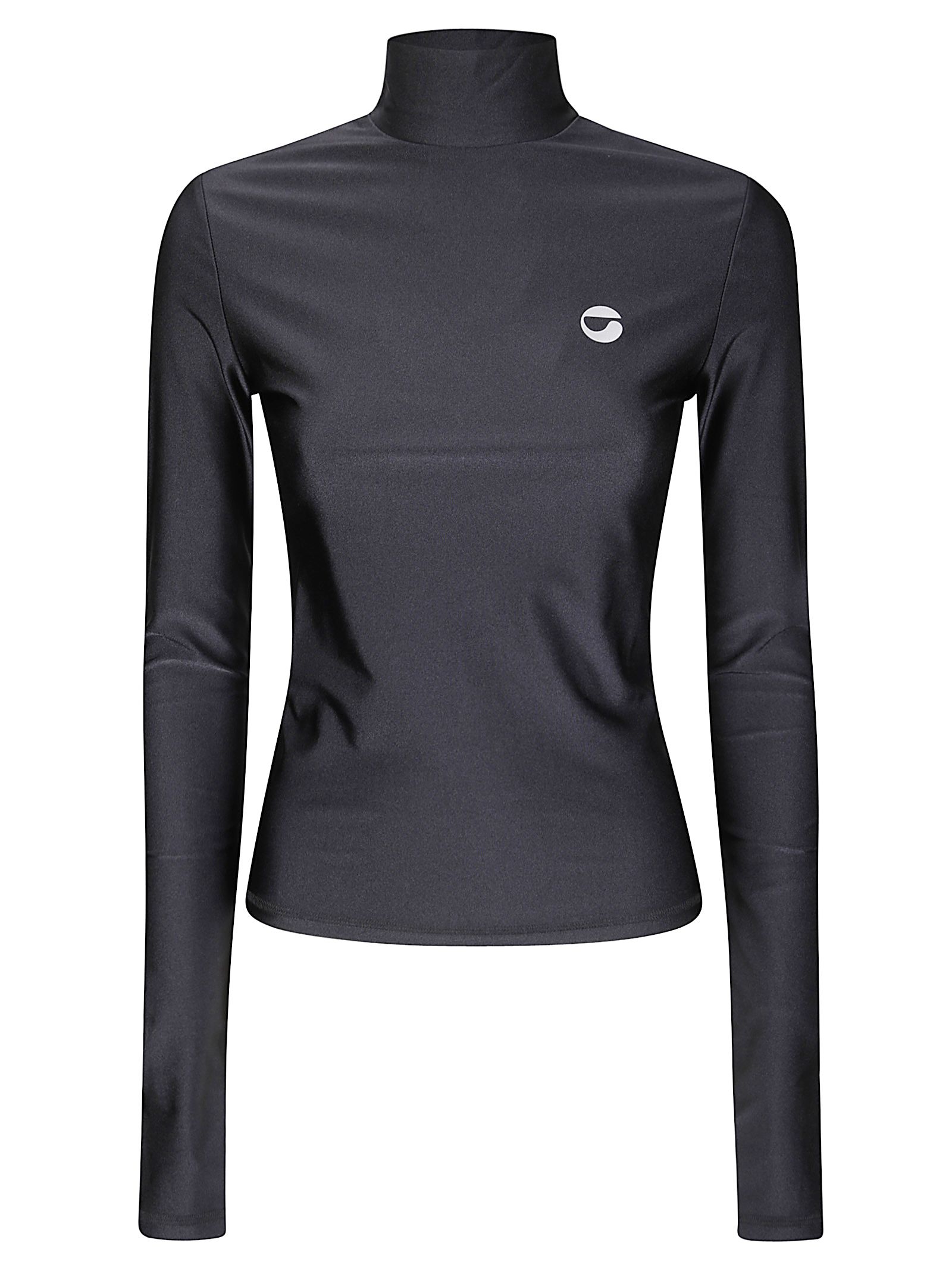 Haut moulant à col haut