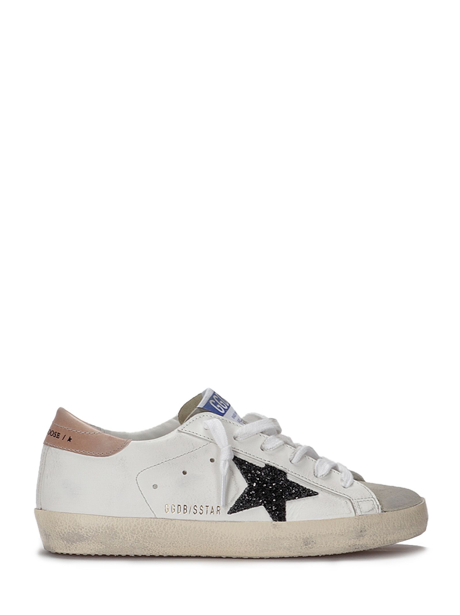 Sneakers Superstar Super-Star Leather Upper And Heel Suede Toe Glitte