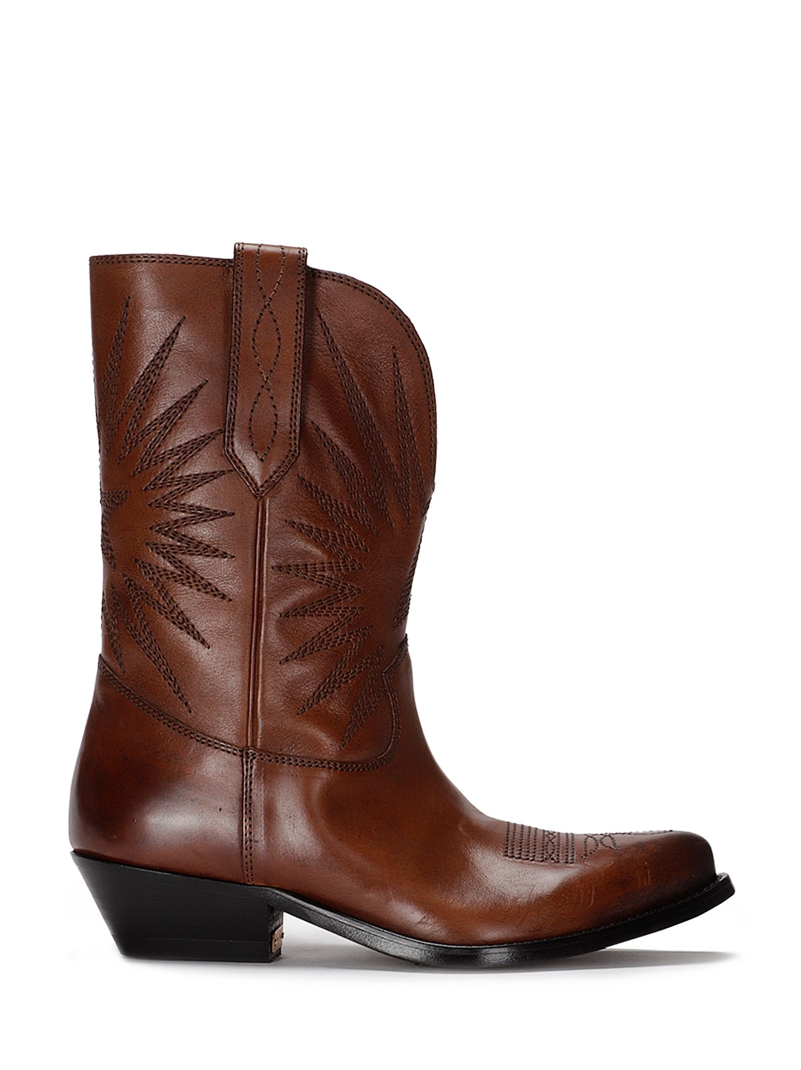 Stivali Wish Star Low With Embroideries Leather Upper Wish Star Low With Embroideries Leather Upper