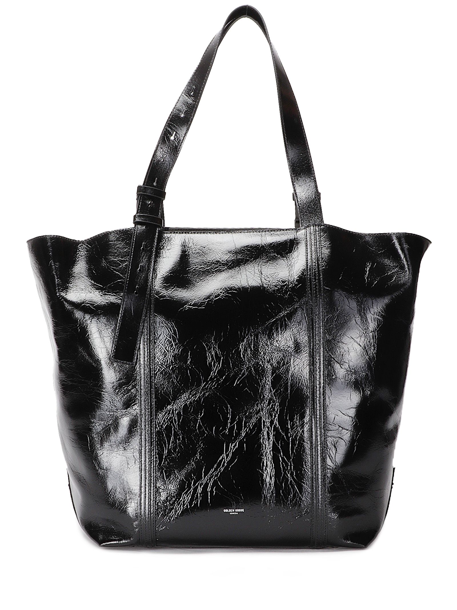 Borsa  24.7 EW Shiny Wavy Leather Body Ruthenium Shopping 24.7 EW Shiny Wavy Leather Body Ruthenium