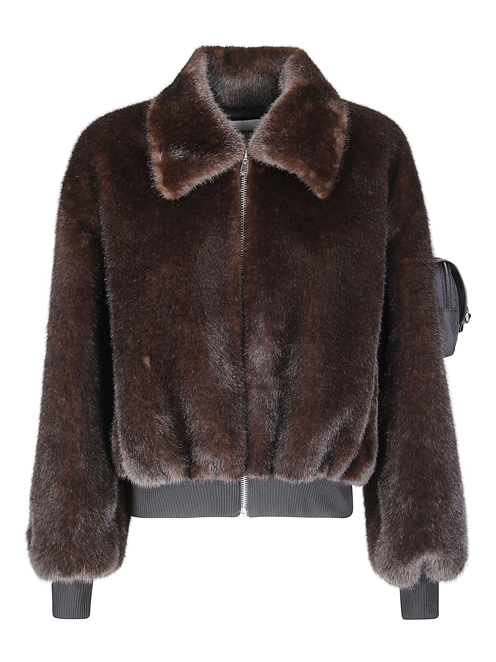 Bomber en fausse fourrure