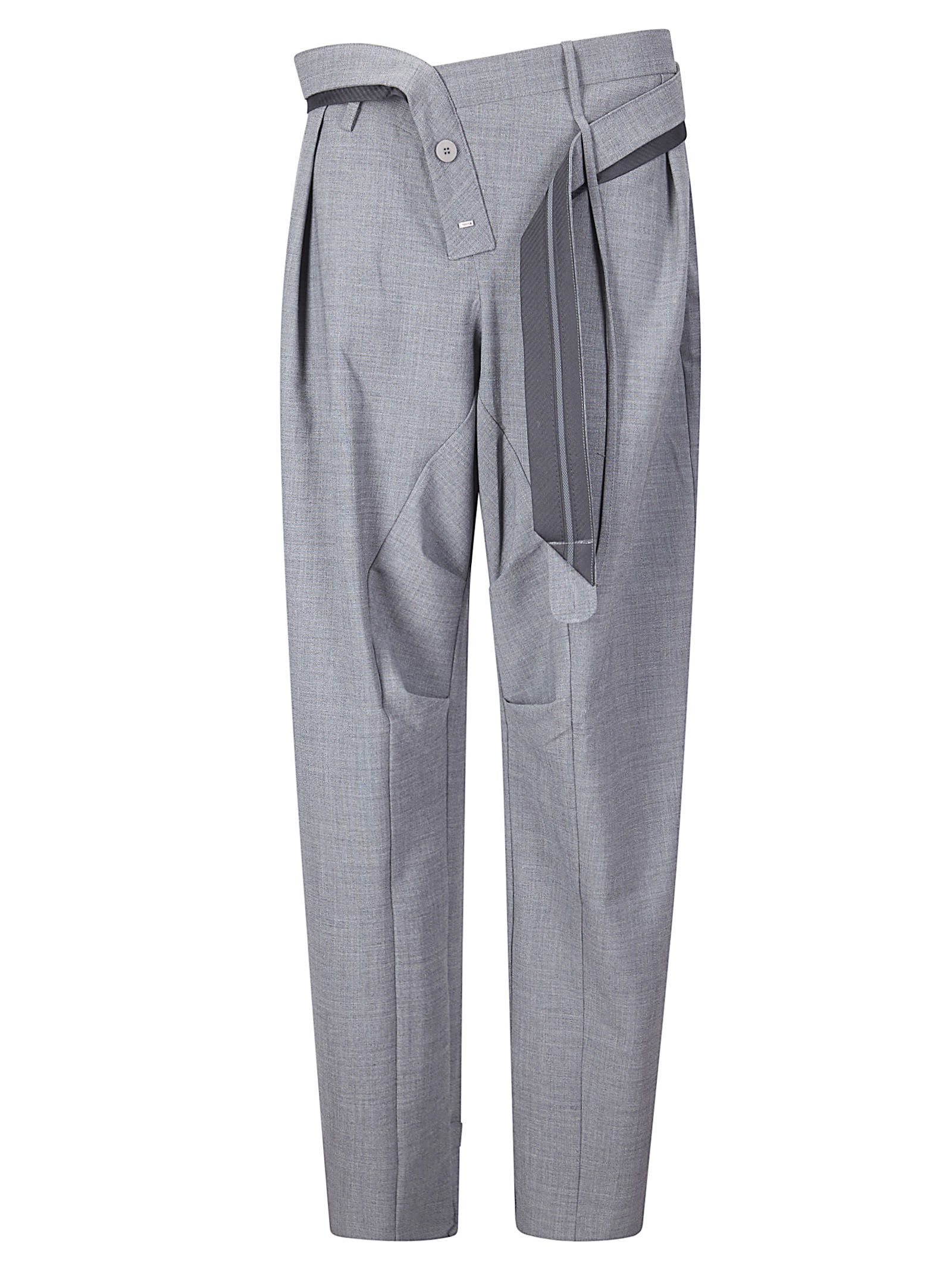 Strapped Baggy Suit Pants Strapped Baggy Suit Pants