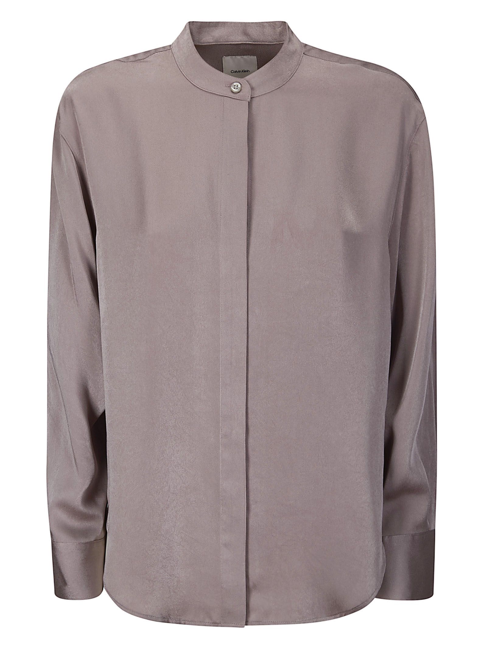 Washed Satin Relaxed Shirt Washed Satin Relaxed Shirt