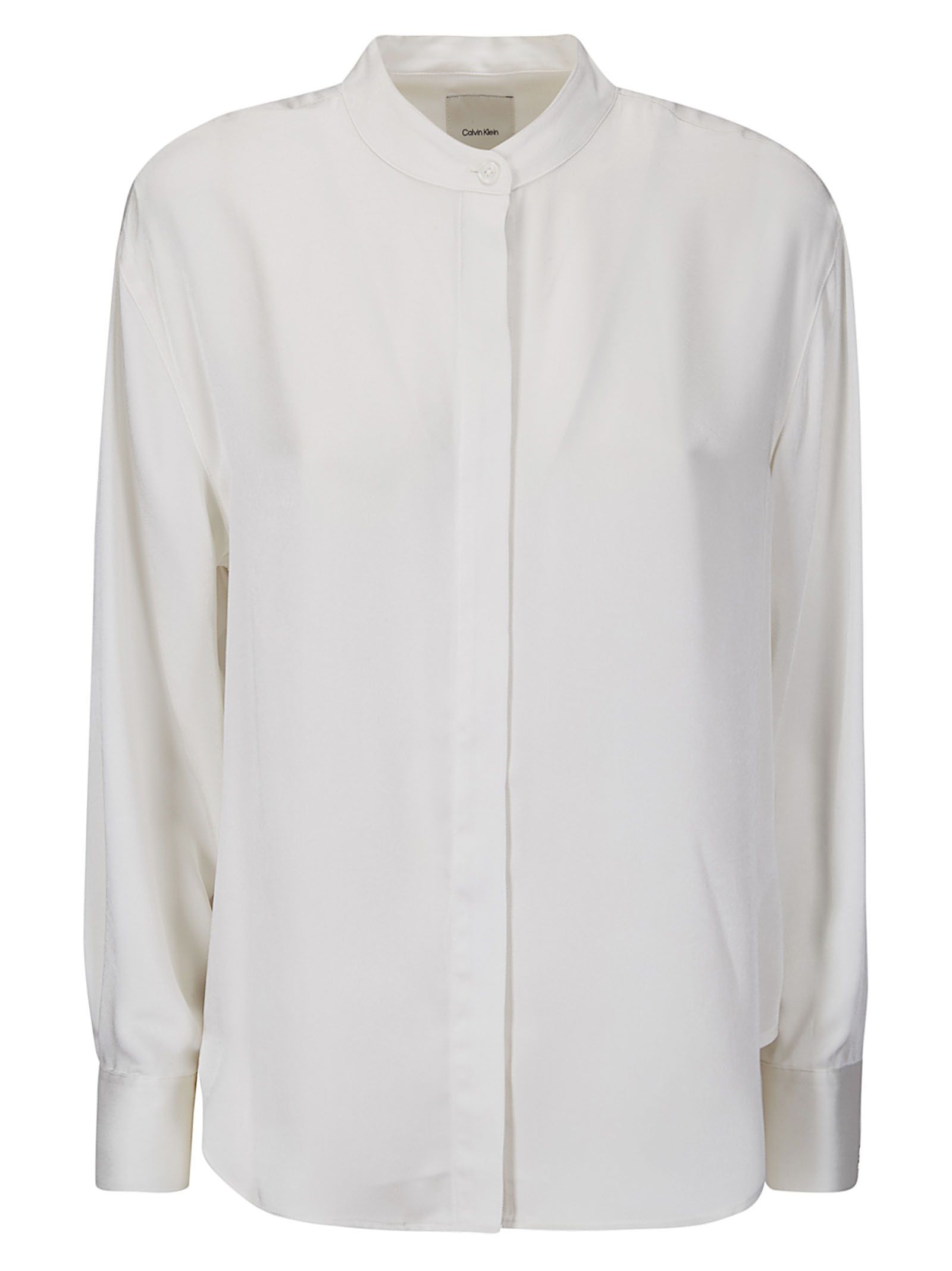 Washed Satin Relaxed Shirt Washed Satin Relaxed Shirt