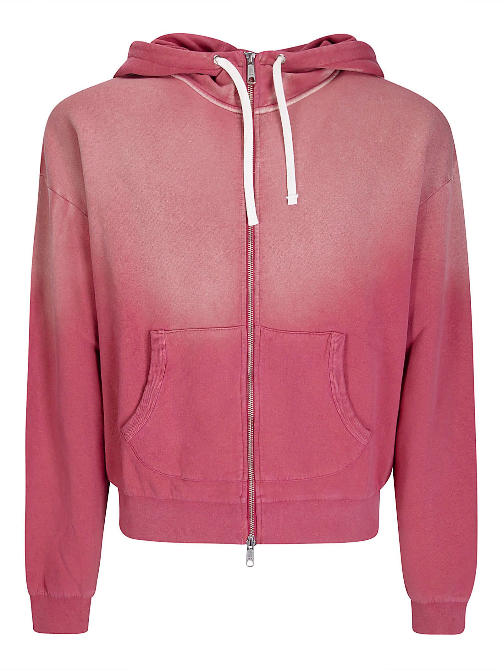 Sudadera con capucha y cremallera con codos acolchados