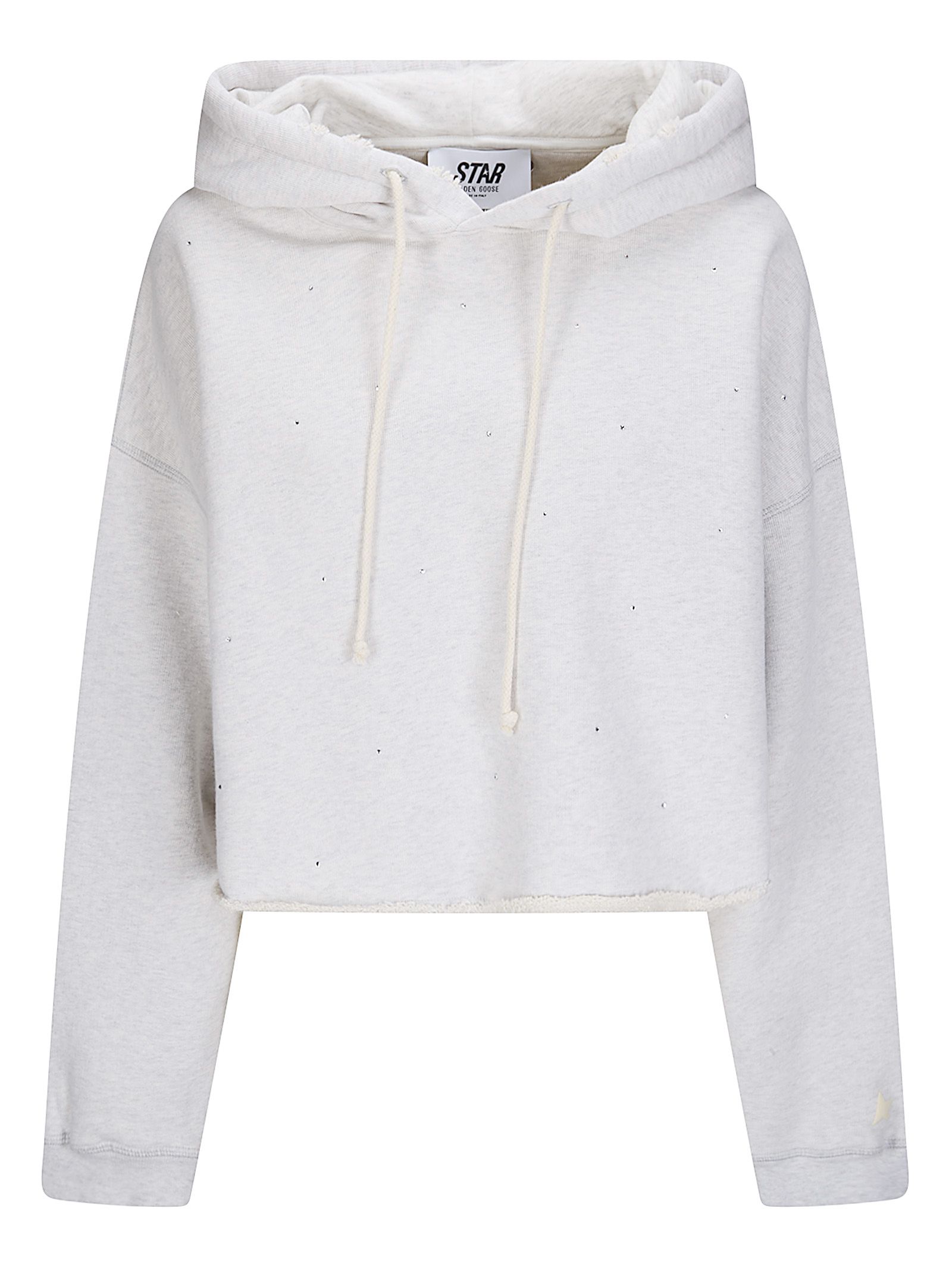 Felpa Oversize Star/ W's Oversize Cropped Hoodie