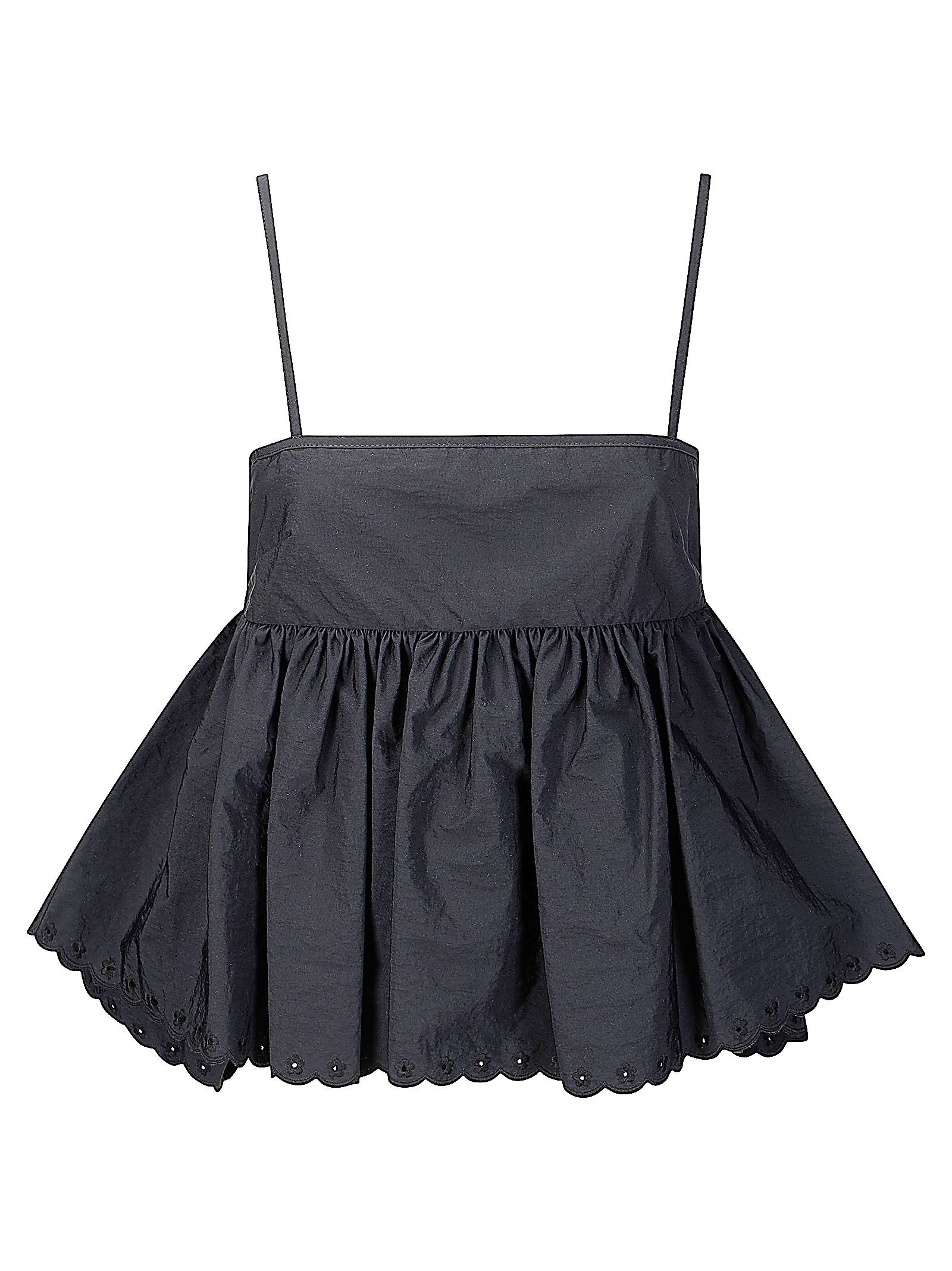 Top Cbselena Embroidered Taffeta Cbselena Top Embroidered Taffeta